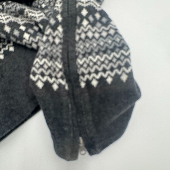 T by Talbots Gray and White Cowl Neck Pullover Size X - Picture 7 of 8